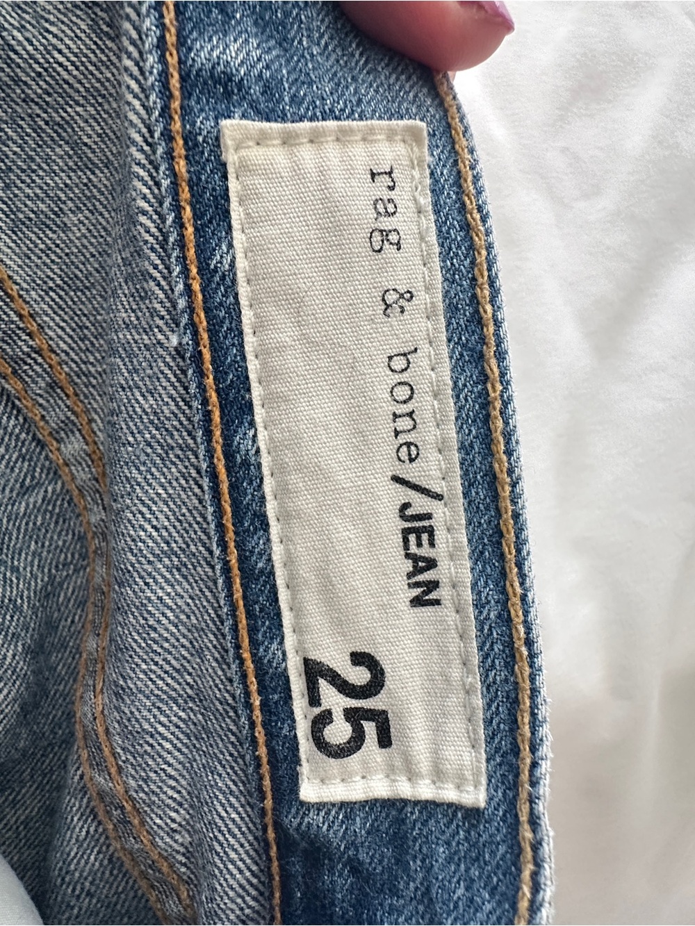 Rag & Bone Marilyn Crop with Ramona Embroidery - Picture 4 of 4